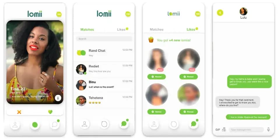 Lomii Ethiopia dating app,v2