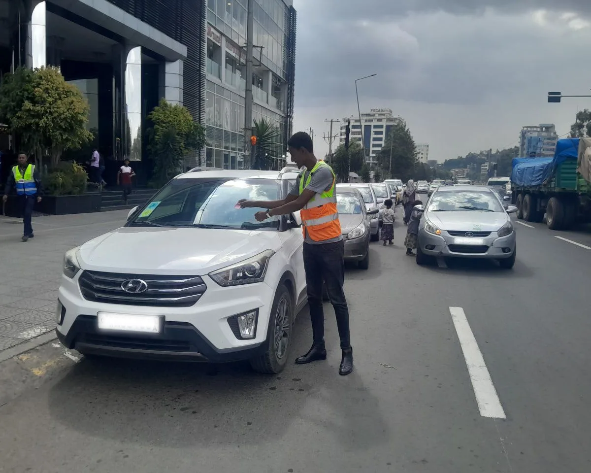 Addis Ababa digital parking tickets